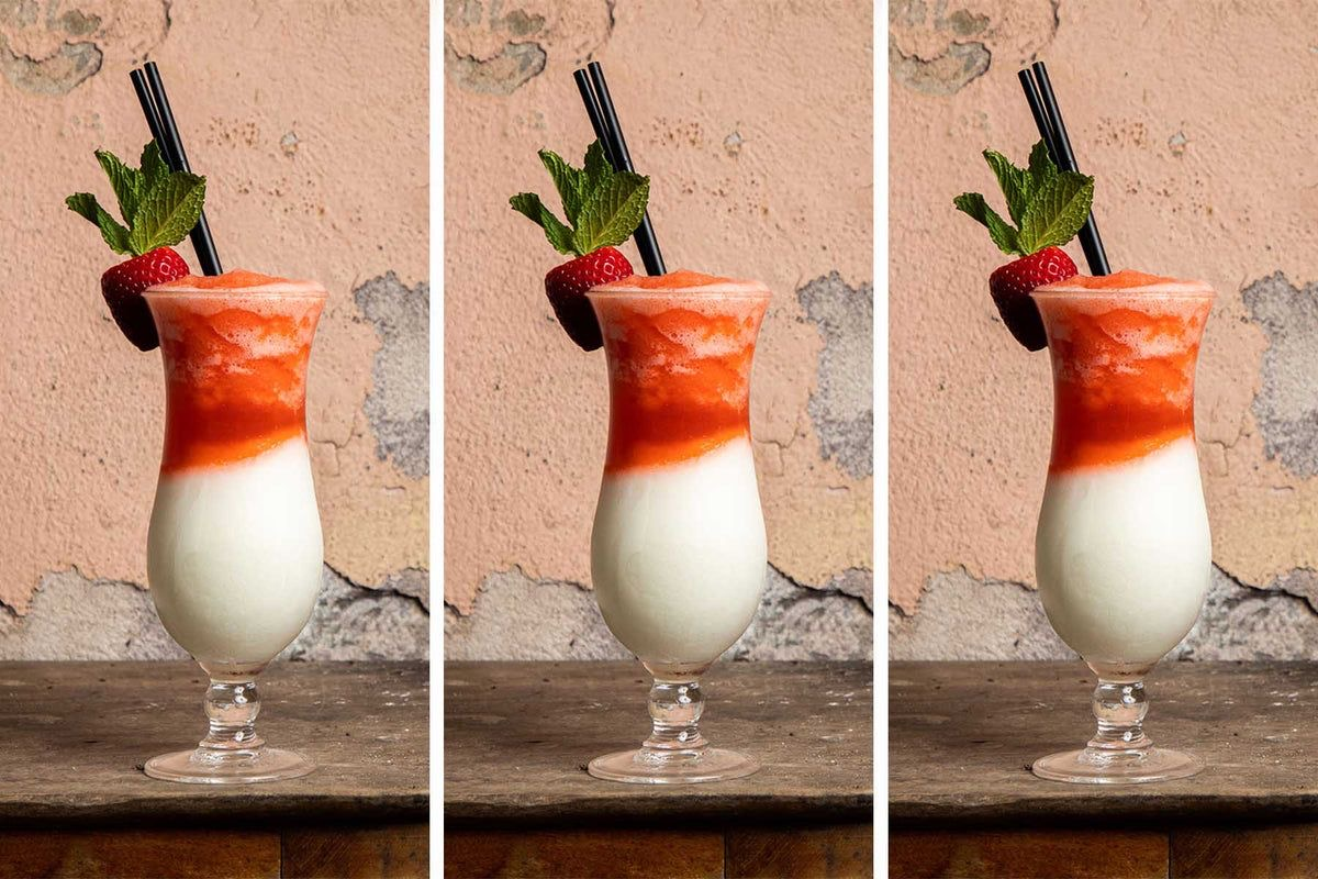 Miami Vice Mocktail Smoothie Recipe