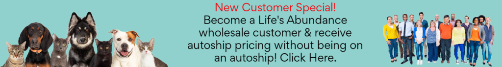 New customer special to become a wholesale Life’s Abundance customer
